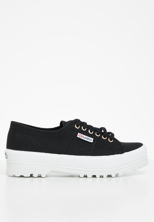 2555 Cotu Alpina Low Aay Black Pale Gold SUPERGA Sneakers