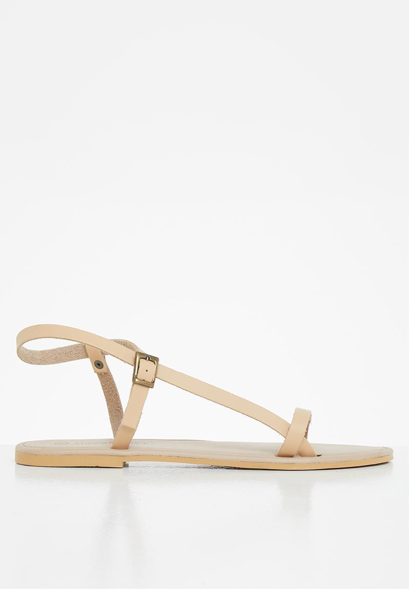 Ari Leather Sandal Neutral Superbalist Sandals Flip Flops