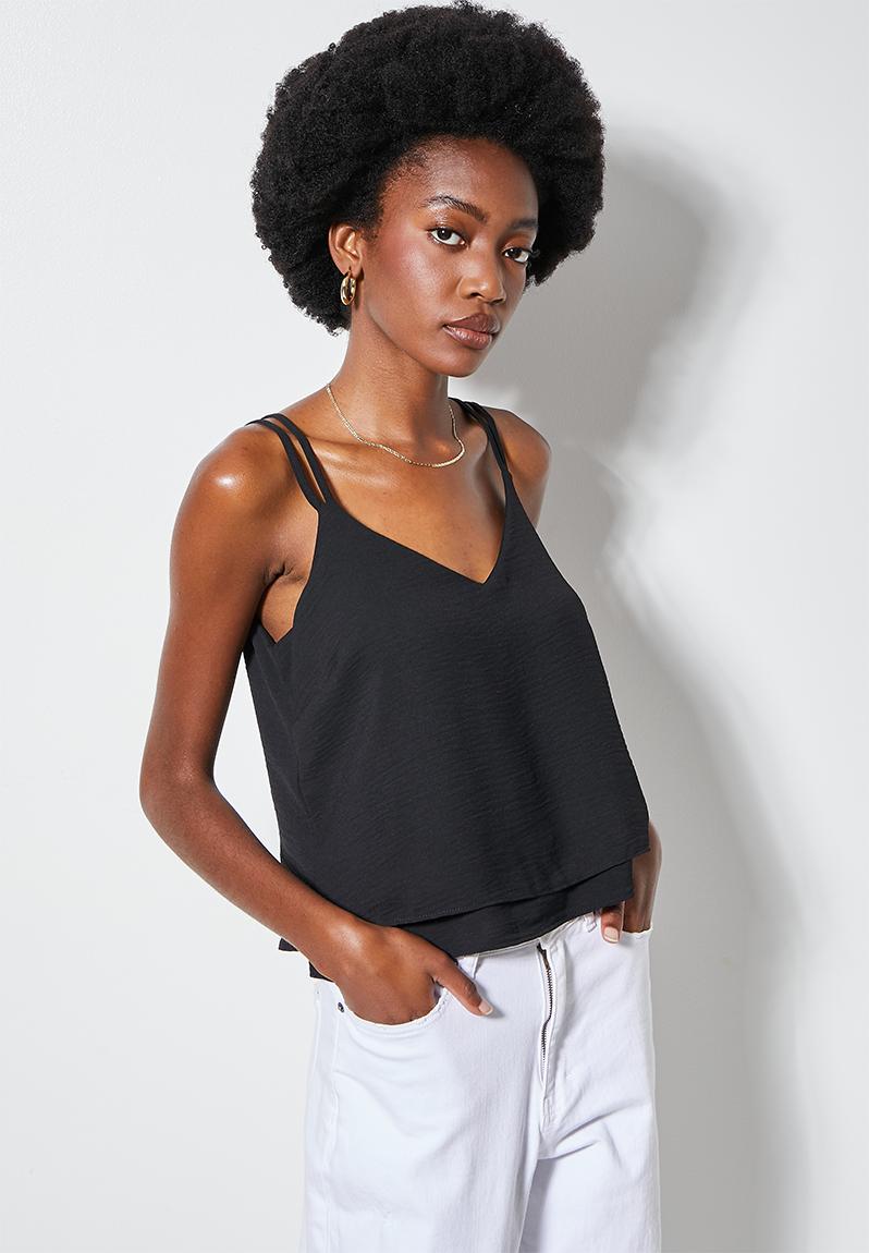 Basic Woven Cami Black 1 Superbalist Blouses Superbalist