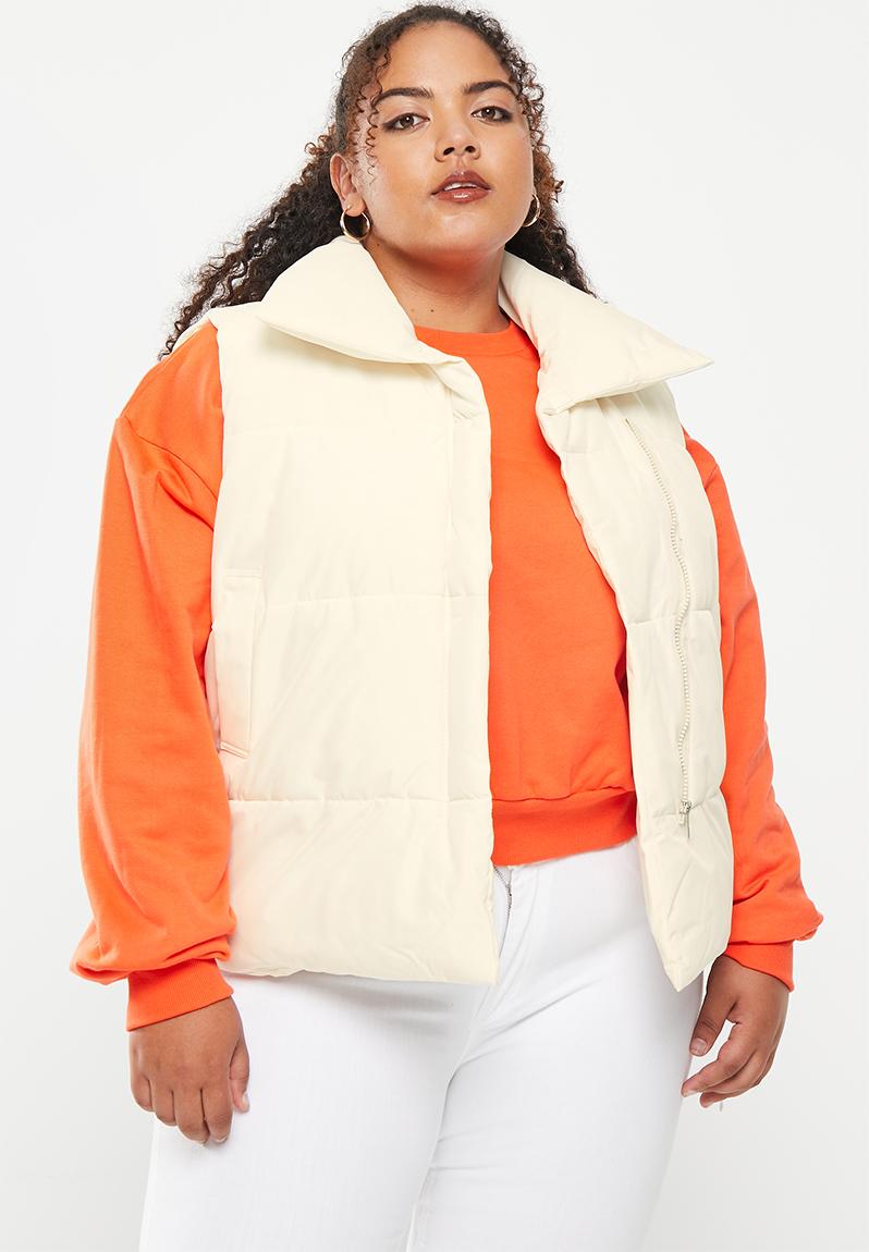 Puffer Gilet Ecru Dailyfriday Jackets Superbalist