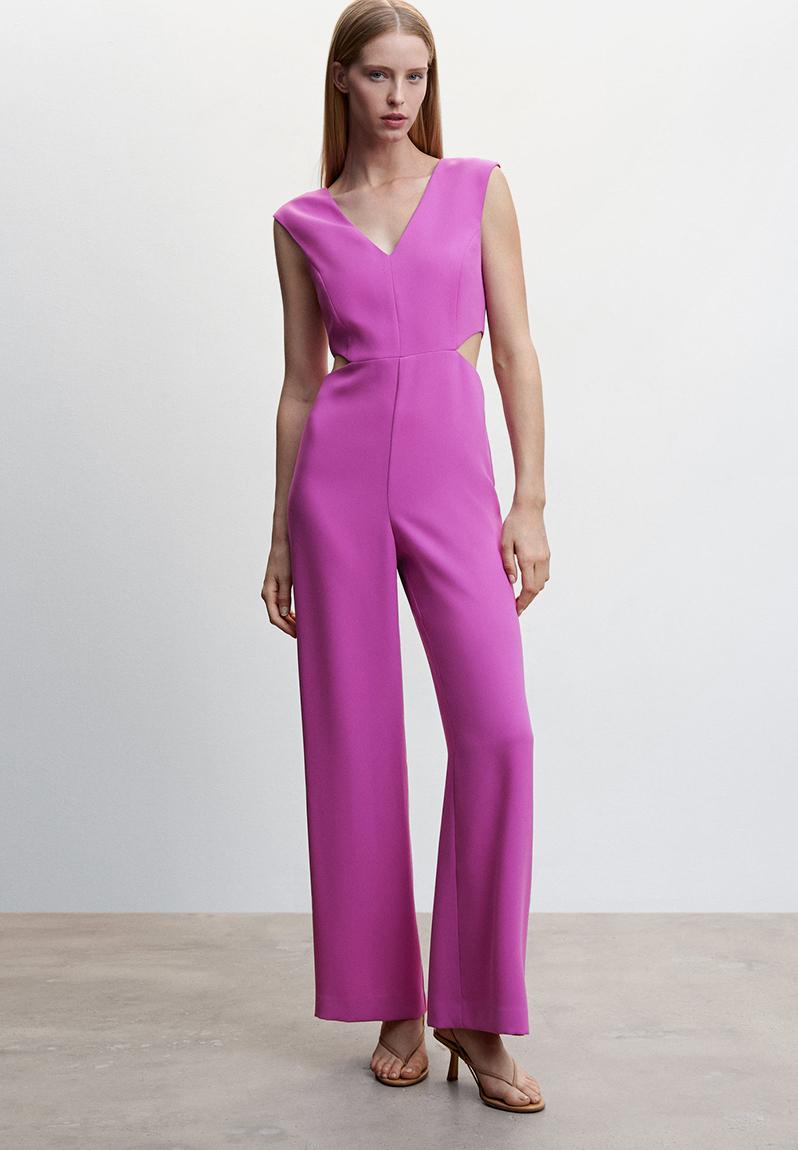 One Piece Suit Holy Mid Purple MANGO Jumpsuits Playsuits