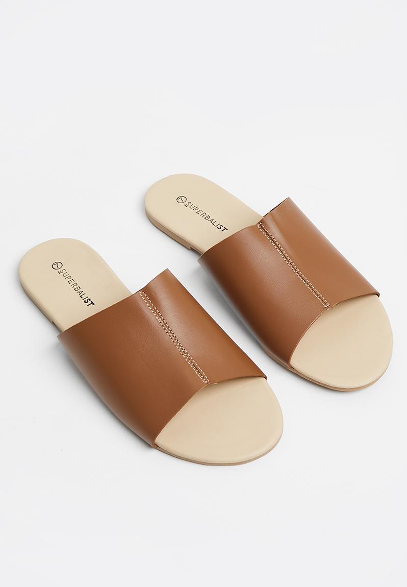 Vada Slip On Sandal Tan Superbalist Sandals Flip Flops