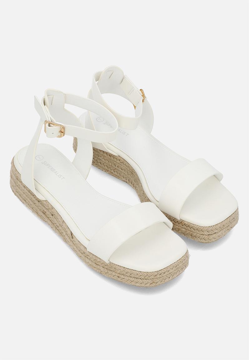 Jessa Espadrille White Superbalist Sandals Flip Flops Superbalist