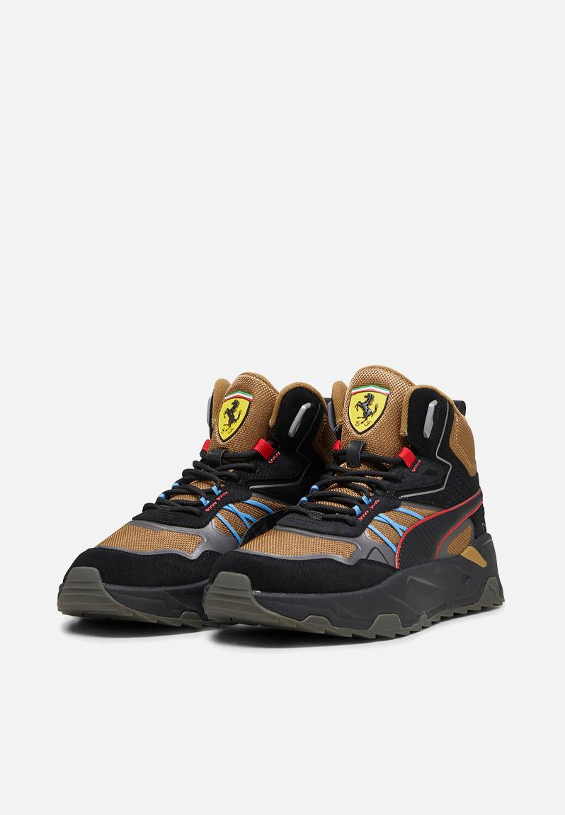 Motorsport Ferrari Trinity Mid Wtr Toasted Puma Black Puma Sneakers