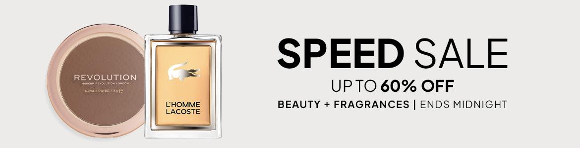 up to 60% off beauty, grooming and fragrances