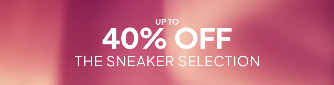 Up To 40% Off Sneakers
