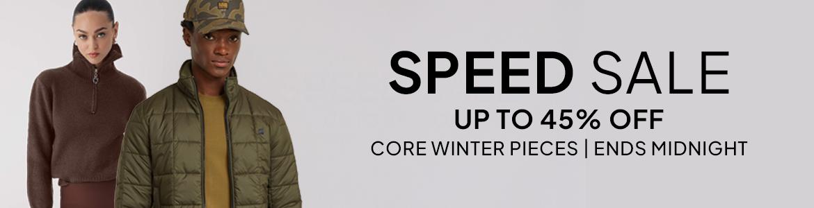 up to 45% off knits, jackets, boots and more