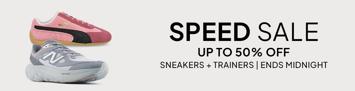 up to 50% off sneakers and trainers