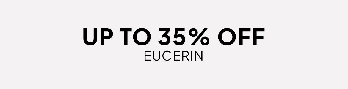 up to 35% off eucerin