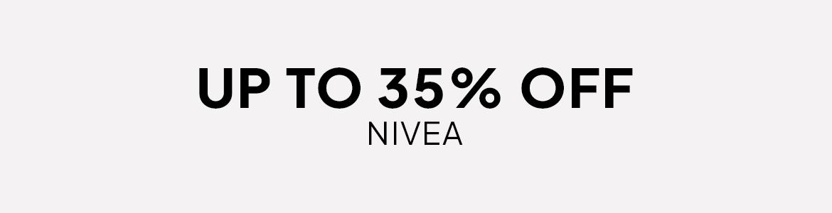 up to 35% off nivea