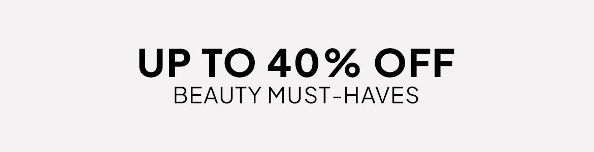 up to 40% off lips, eyes and nails
