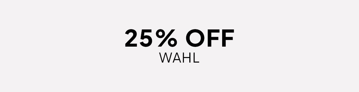 25% off wahl
