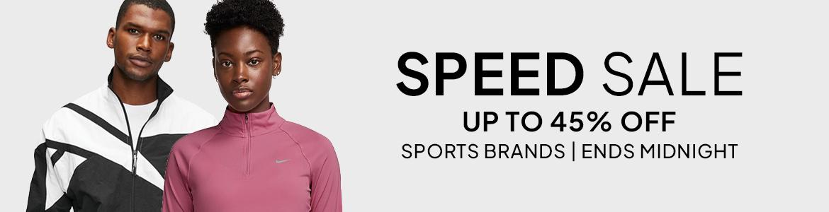 up to 45% off sports brands