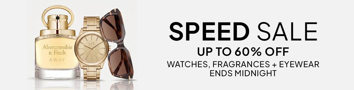 up to 60% off eyewear, watches and fragrances
