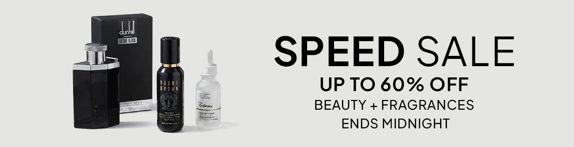 up to 60% off beauty, grooming and fragrances