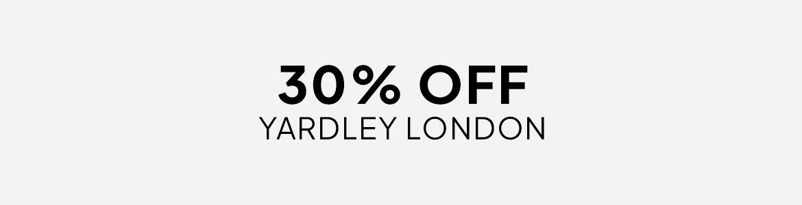 30% off yardley london