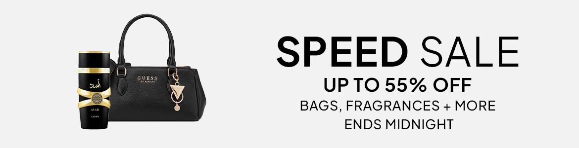 up to 55% off bags, watches, eyewear and fragrances