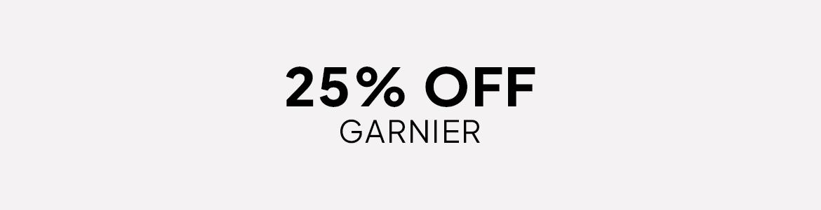 25% off garnier