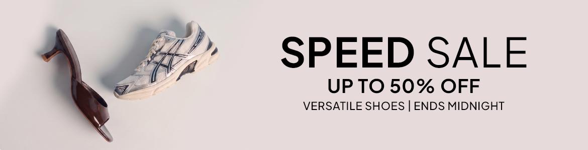 up to 50% off footwear speedsale