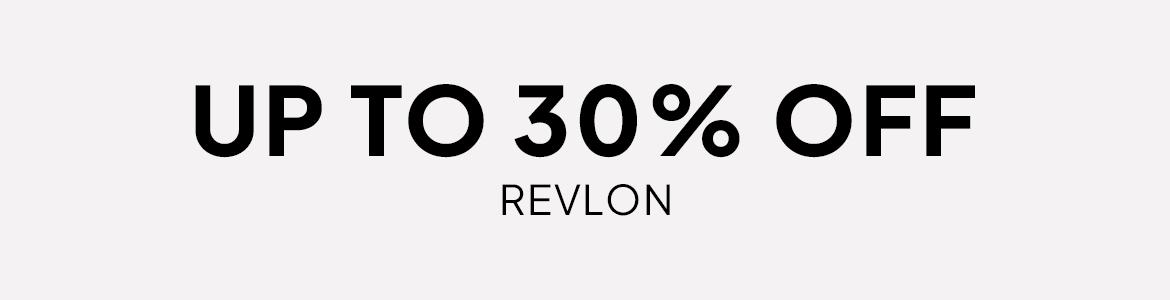 up to 30% off revlon