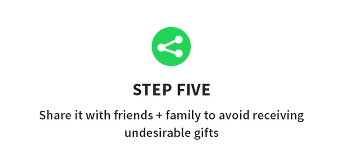 STEP FIVE