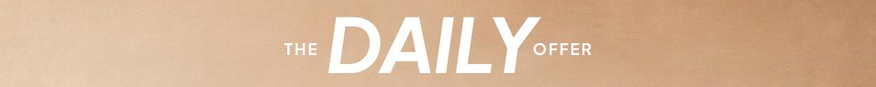 Daily Offer promotional banner for home decor, furniture, and living room essentials.