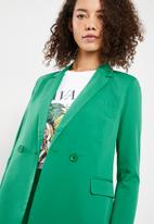 Superbalist - Double breasted suit jacket - green