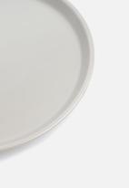 Sixth Floor - Ashen dinner plate set of 4 - grey