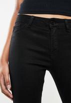 Missguided - Anarchy mid rise skinny jeans - black