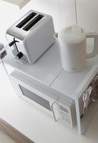 Yamazaki - Tower expandable kitchen counter organizer - white