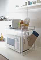 Yamazaki - Tower expandable kitchen counter organizer - white