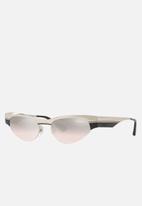 Vogue Eyewear - Gigi Hadid-VO4105S sunglasses - brushed silver/black