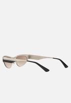 Vogue Eyewear - Gigi Hadid-VO4105S sunglasses - brushed silver/black