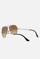 Ray-Ban - Aviator sunglasses 58mm - gunmetal & crystal gradient brown