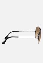 Ray-Ban - Aviator sunglasses 58mm - gunmetal & crystal gradient brown