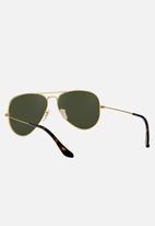 Ray-Ban - Aviator sunglasses  58mm - gold &  dark green