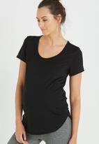 Cotton On - Maternity gym T-shirt - black