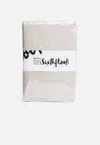 Sixth Floor - Polycotton fitted sheet - taupe