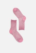 Hysteria - Emma ankle socks - pink