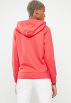 adidas Originals - Classic hoodie - pink & white