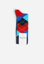 Happy Socks - Argyle sock -blue