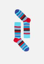 Happy Socks - Multi stripe sock - multi