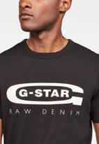 G-Star RAW - Graphic 4 r short sleeve tee - black