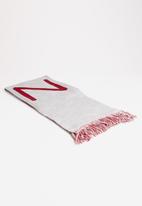 Superbalist - Slogan scarf - grey & red