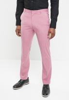 Selected Homme - Logan slim fit trousers - pink