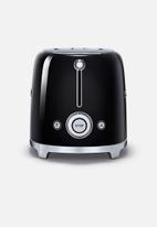 smeg - Retro 950w 2 slice toaster - black