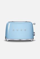 smeg - Retro 950w 2 slice toaster - pastel blue