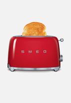 smeg - Retro 950w 2 slice toaster - red