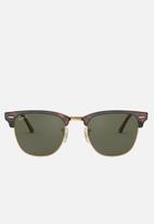 Ray-Ban - Ray-ban clubmaster classic rb3016 990/58 - crystal green polarized