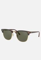 Ray-Ban - Ray-ban clubmaster classic rb3016 990/58 - crystal green polarized